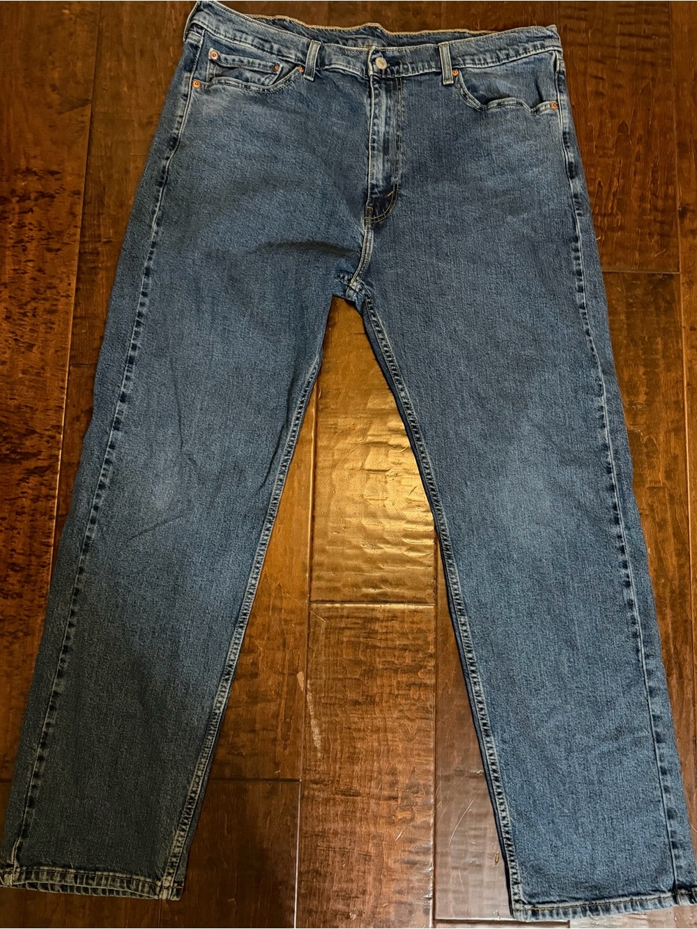 Levi's 505 Men's Straight Blue Denim Jeans